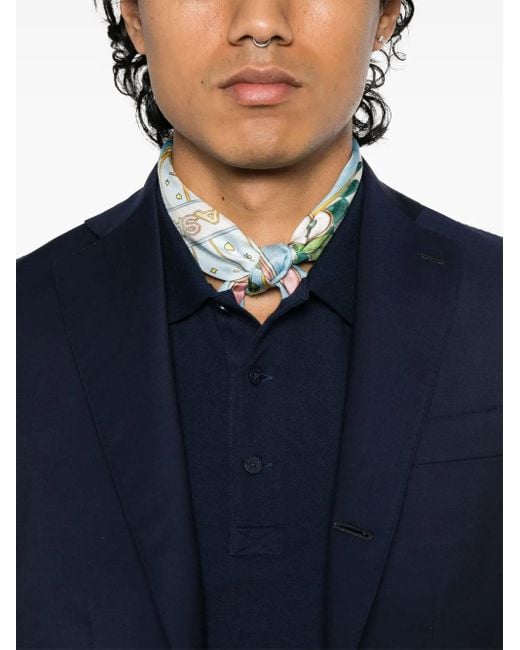 Barba Napoli Blue Jimmy Blazer for men