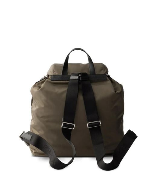 Prada Black Re-Nylon Backpack for men