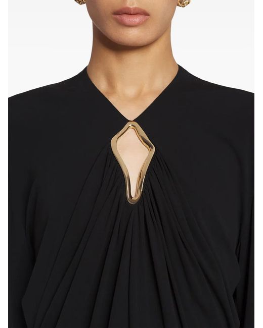 Lanvin Uitgesneden Blouse in het Black