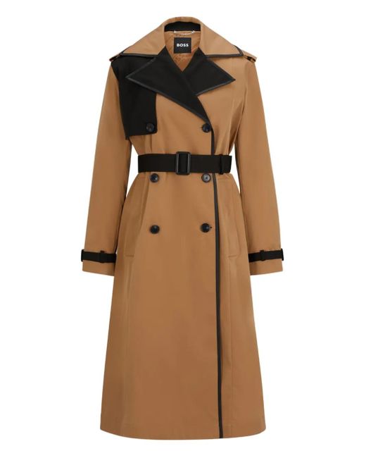Boss Natural Belted Trench Coat