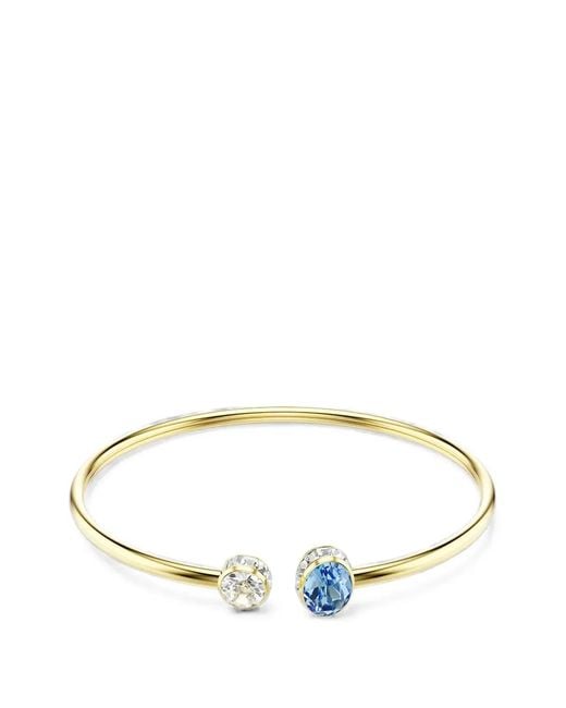 Swarovski Metallic Chroma Crystal-Embellished Open-Cuff Bracelet