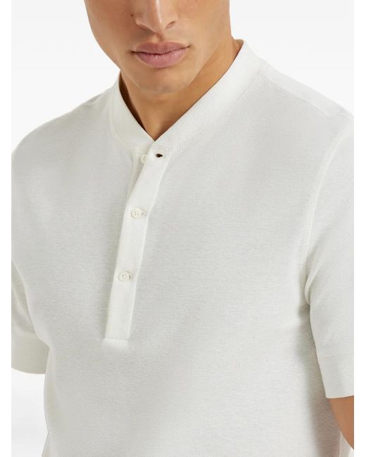 メンズ Brunello Cucinelli ショートスリーブ Tシャツ White