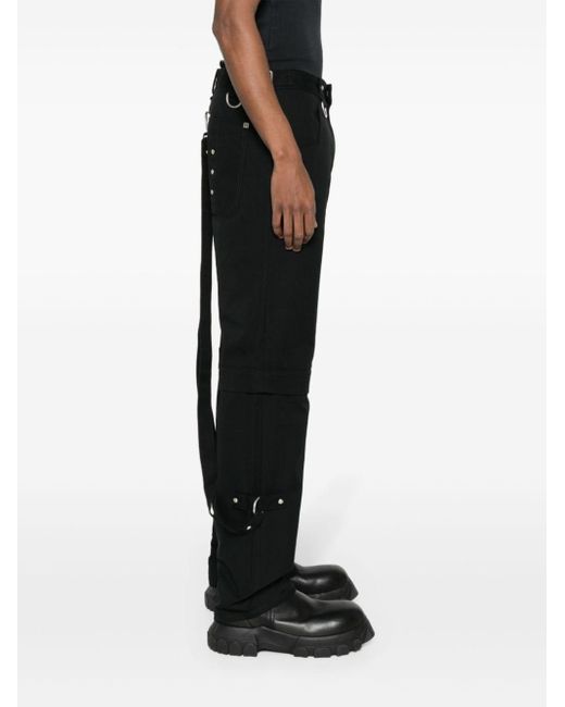 Givenchy Black Cotton Cargo Trousers for men
