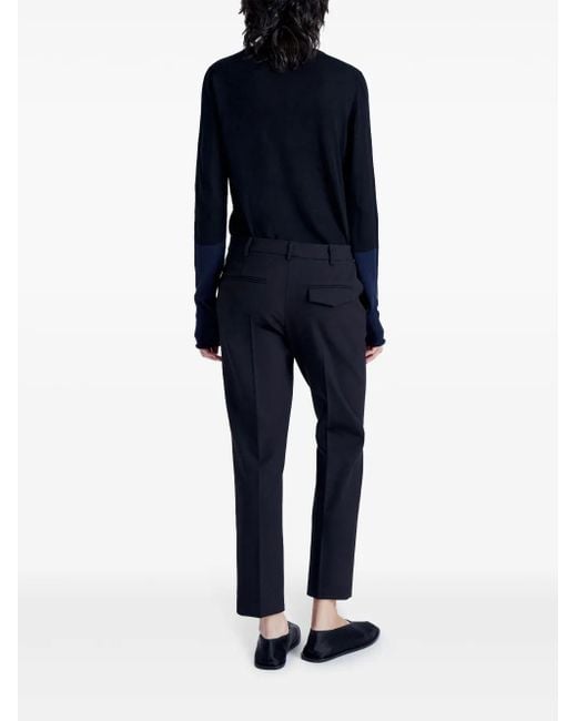 Proenza Schouler Blue Myers Cotton Trousers