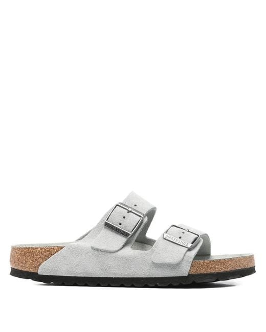 Birkenstock White Arizona Sandals