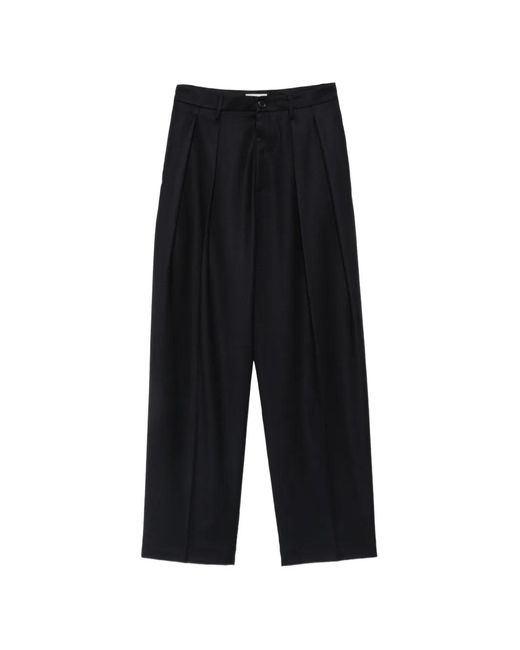 Barena Black Tommy Fan Pleated Trousers
