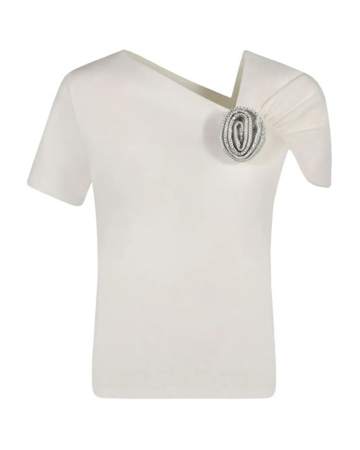 GIUSEPPE DI MORABITO Katoenen Top in het White