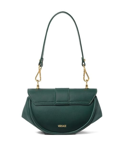 Versace Green Small Virtus Shoulder Bag
