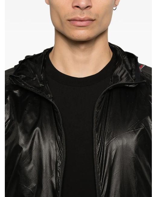 Roa Black Veste Zippée À Capuche for men