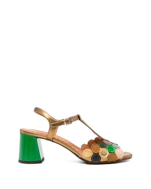 Chie Mihara Multicolor Sandales Rycuse À Effet Métallisé