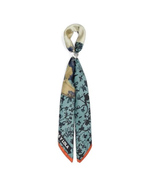 Bimba Y Lola Blue Breloque Pour Foulard Cygne