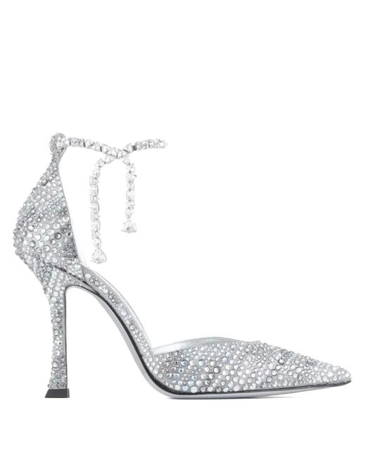 Jimmy Choo Stevie 100mm パンプス White
