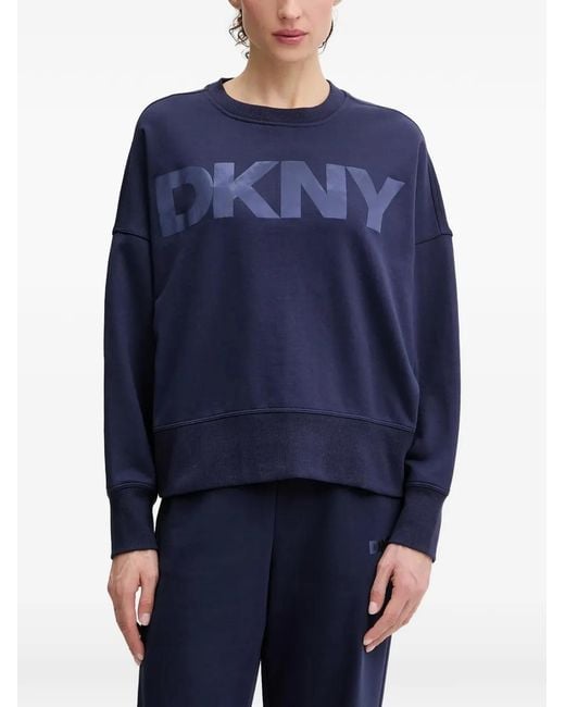 DKNY Blue Transfer Jumbo Sweatshirt