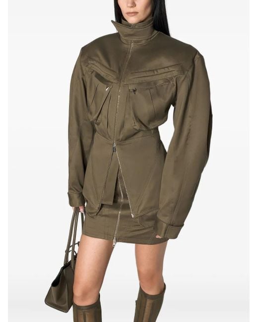 Mugler Green Cargo Jacket