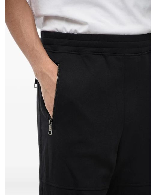 Neil Barrett Black Modernist Biker Track Pants for men