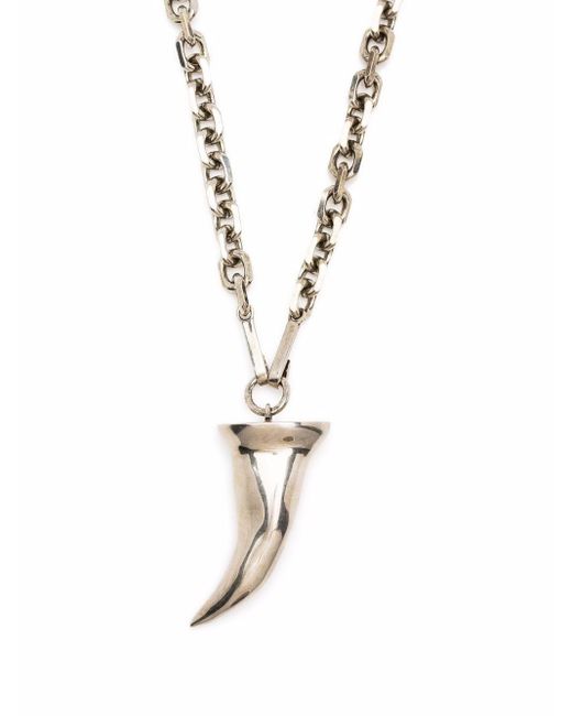 Givenchy Metallic Tooth-charm Necklace for men