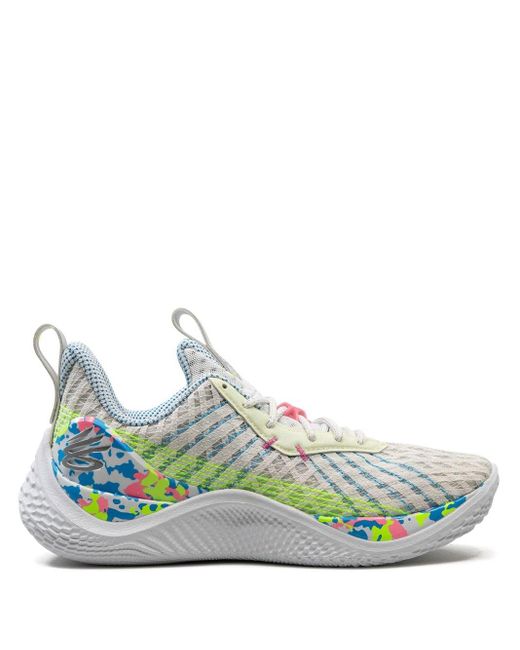 Under Armour Green Curry 10 "splash Party" Sneakers