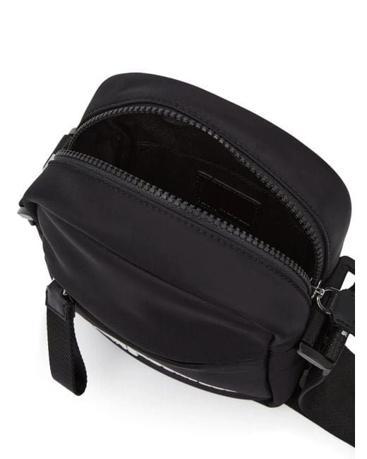 Karl Lagerfeld Black Essential Crossbody Bag for men