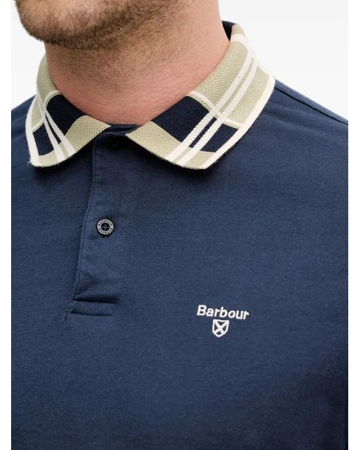 Barbour Blue Callington Polo Shirt for men