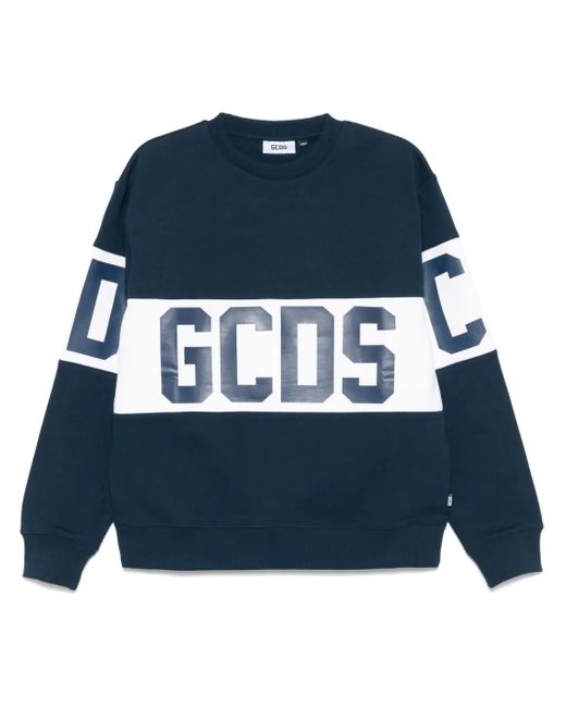 Gcds Sweater Met Logoband in het Blue voor heren