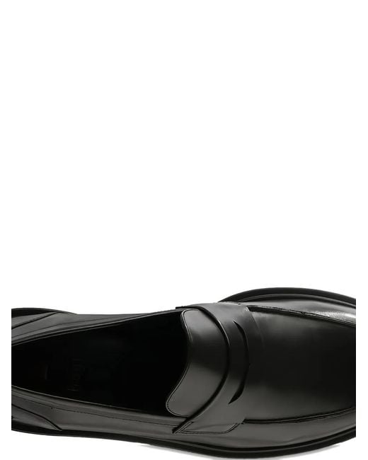 Högl Black Lauren Block-Heel Leather Loafers