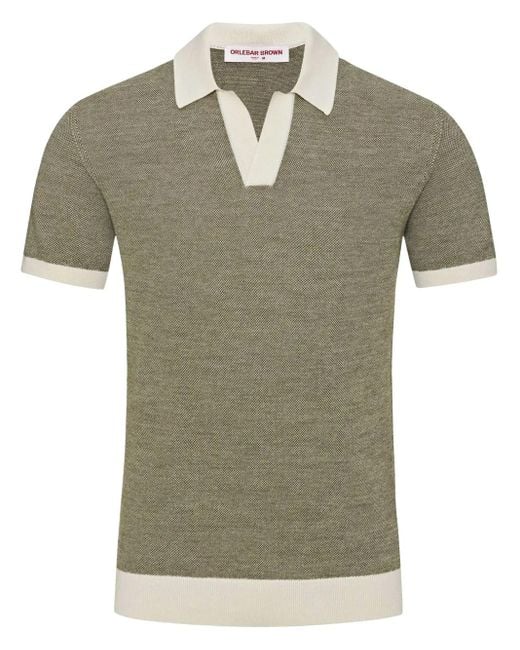 Orlebar Brown Green Horton Merino T-Shirt for men