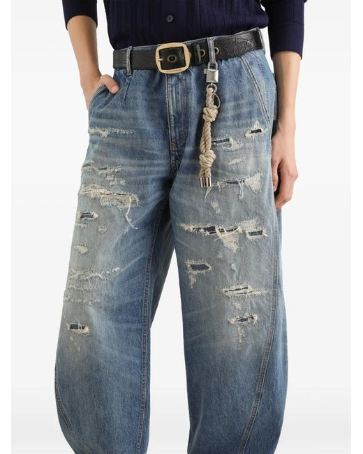 Dolce & Gabbana Blue Denim Trousers for men