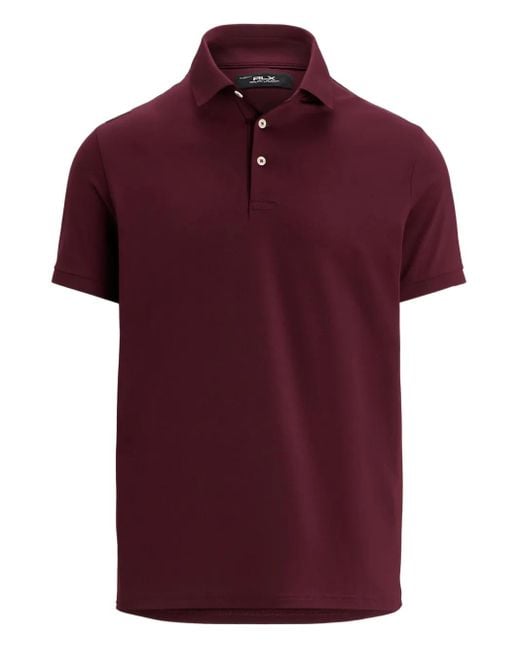 Ralph Lauren Red Short-Sleeve Polo Shirt for men