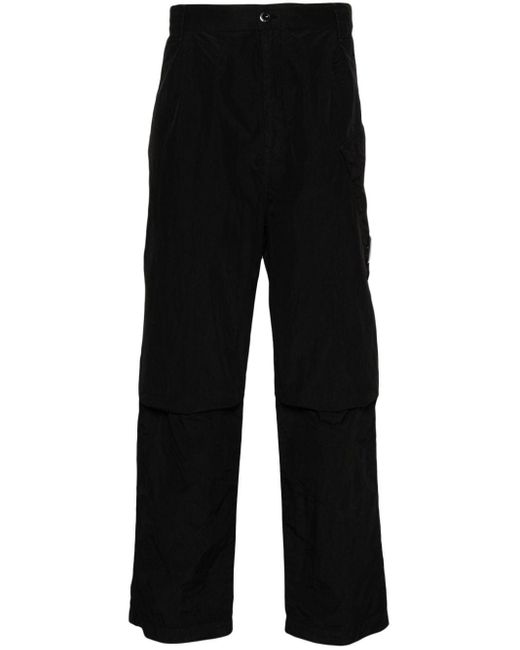 Pantalones de chándal con detalle Lens C P Company de hombre de color Black