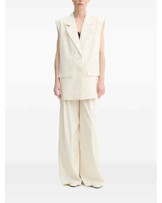 Gilet Smanicato di Gestuz in White