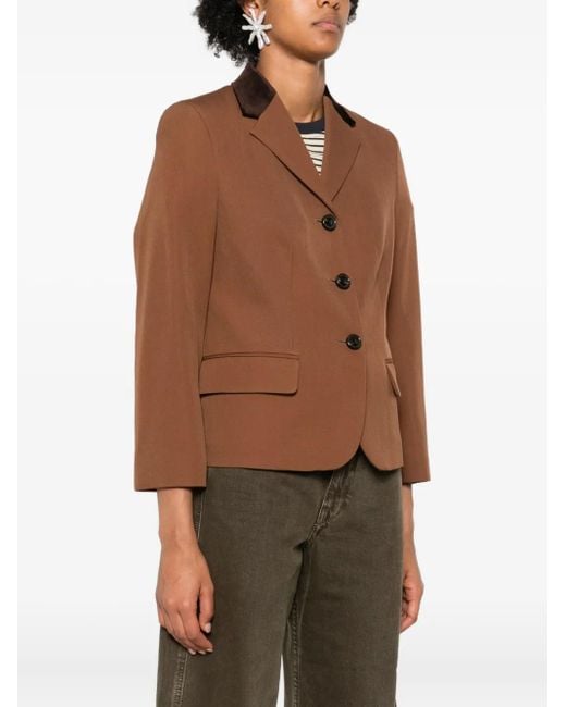 Marni Brown Wool Jacket