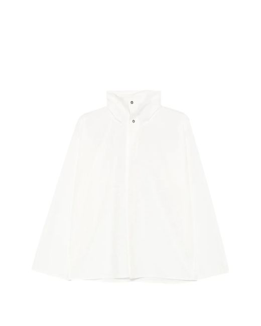 Sofie D'Hoore White Belor High-Neck Blouse