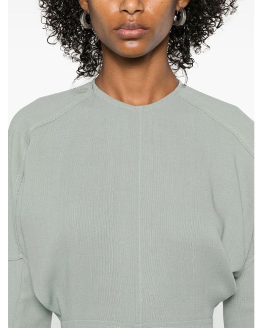 Victoria Beckham ドルマンスリーブ ドレス Gray