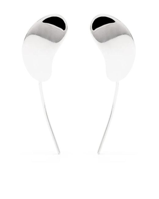Charlotte Chesnais White Nues Polished-Finish Earrings