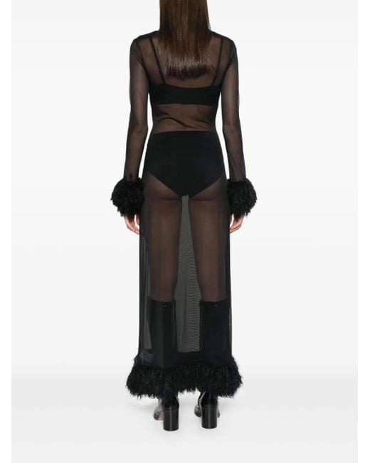 MARINE SERRE Black Dresses