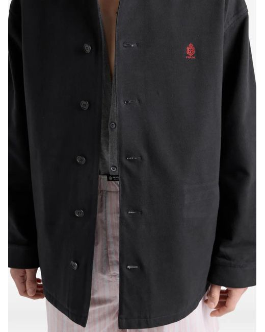 Prada Black Cotton Jacket for men