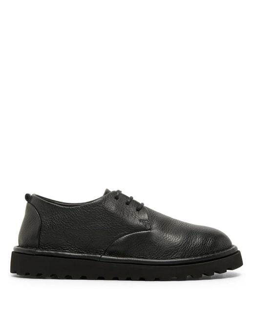 Marsèll Black Sancrispa Alta Leather Derby Shoes