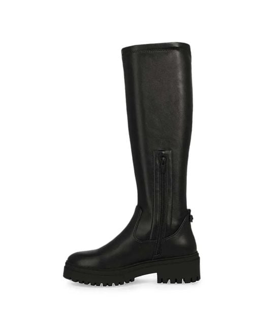 Mexx Black Zip-Fastening Knee-High Boots