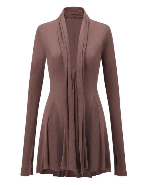 Oude Waag Brown Draped Cardigan