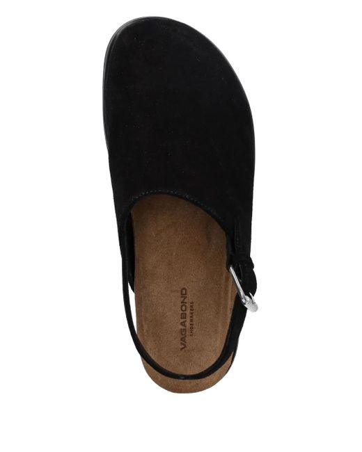 Vagabond Black Effie Slingback Buckle Sandals