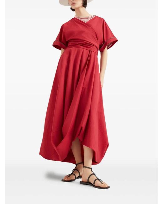 Brunello Cucinelli レザー サンダル Brown