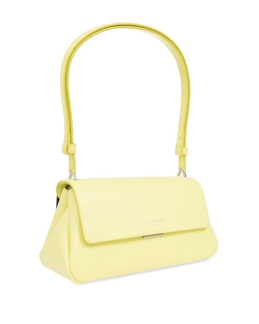 Kate Spade Yellow Grace Leather Shoulder Bag