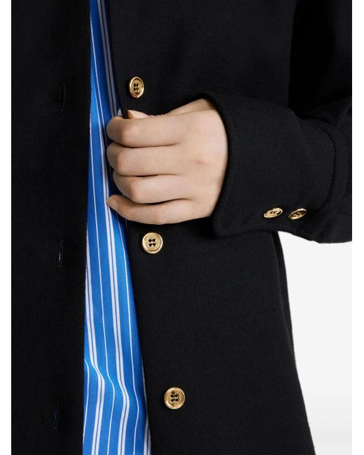 Patou Black Mini Shirt Dress