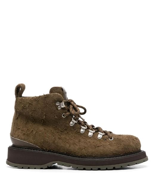 Buttero Brown Canalone Pedula-Style Leather Boots for men
