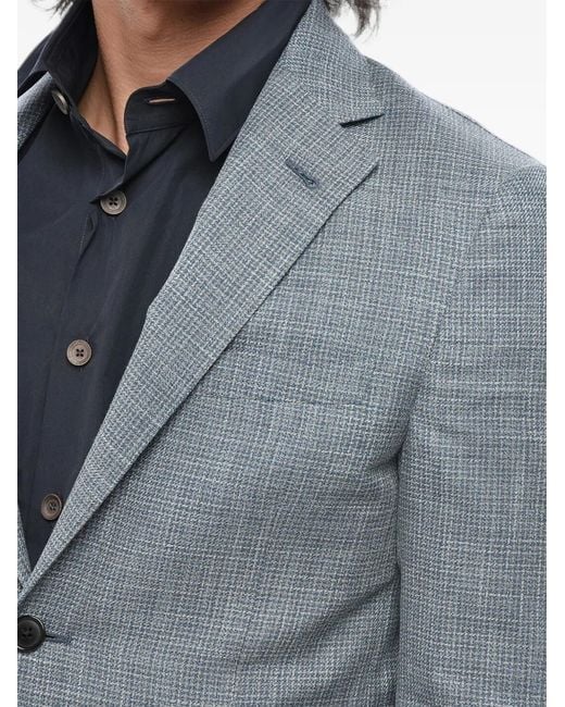 Corneliani Gray Gate Houndstooth Blazer for men