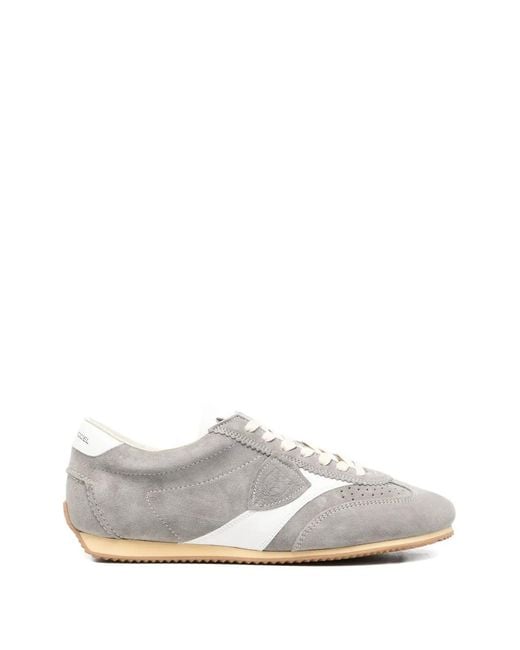 Philippe Model White Baskets En Cuir À Empiècements for men