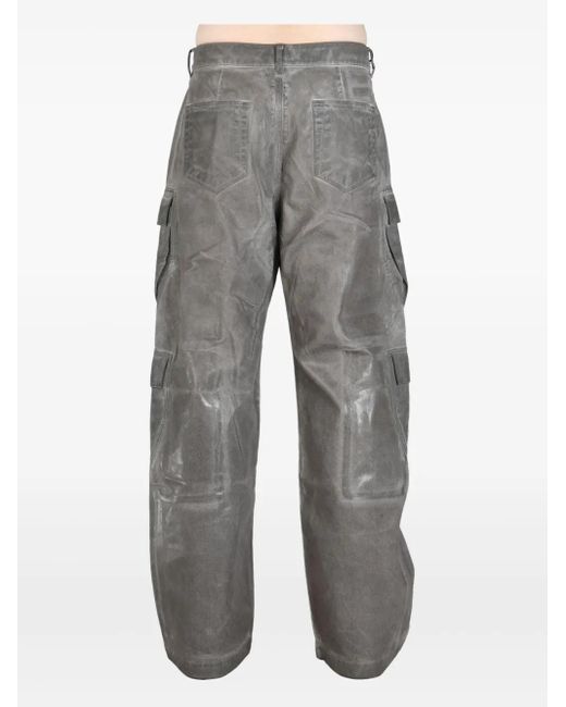 Rick Owens Gray Cargo Trousers for men