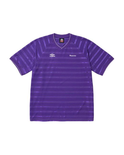 Supreme Purple X Umbro Striped "Ss 25 for men