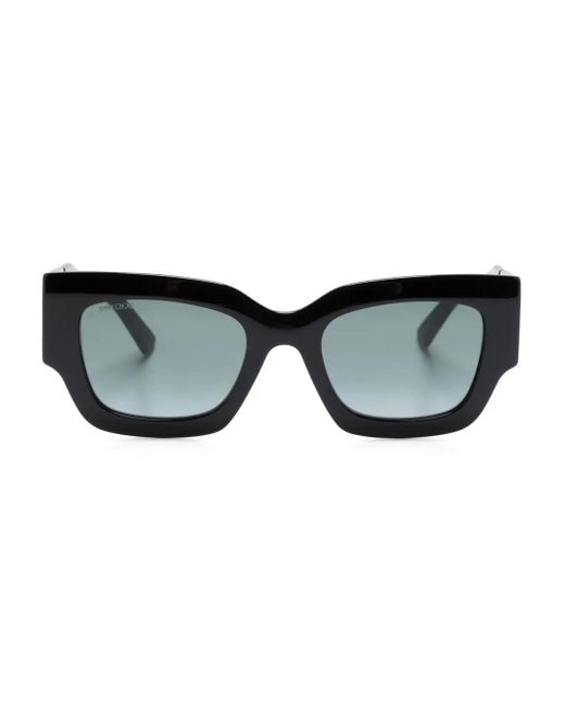 Jimmy Choo レディース ブラック Nena/s スクエアフレーム サングラス