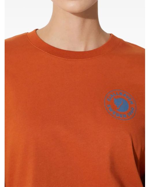 Fjallraven Orange 1960 Long-Sleeve T-Shirt